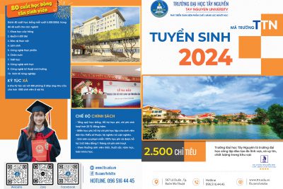 THÔNG TIN TUYỂN SINH ĐẠI HỌC TÂY NGUYÊN NĂM 2024